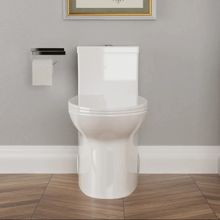 DeerValley DV-1F52508 One-Piece Toilet Dual Flush Elongated Bowl Soft-Close Seat - Image 9
