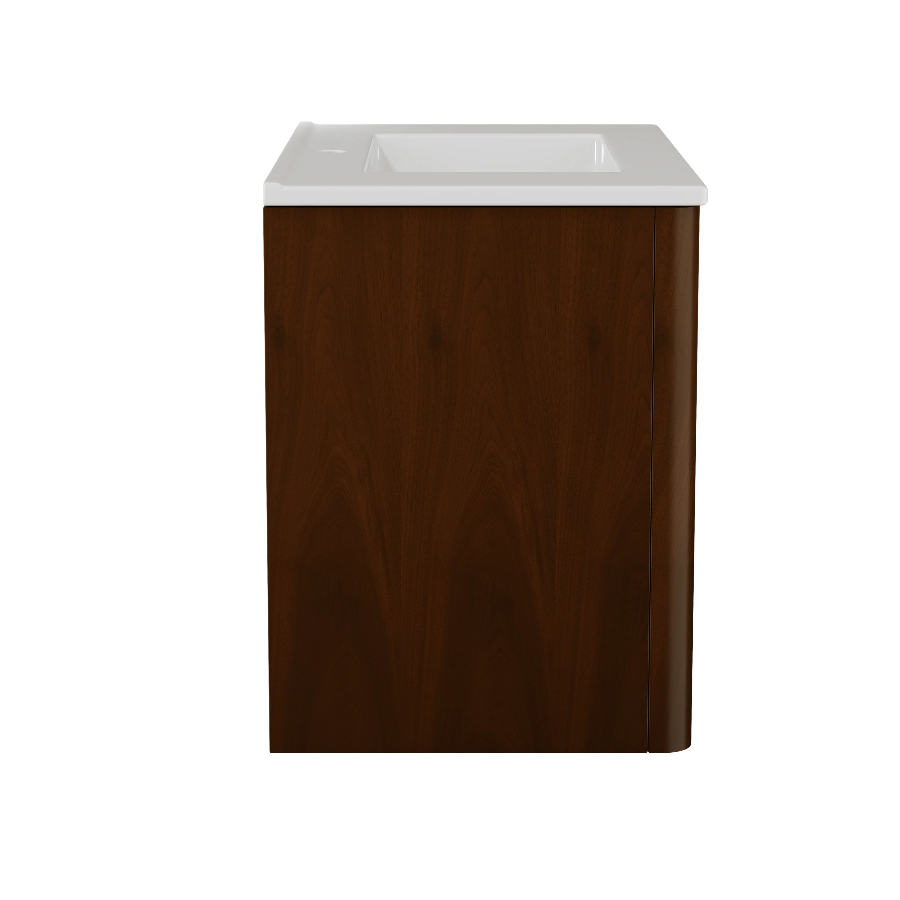 Deervalve DV-1BV0558NW Modern Wall-Mounted Single Bathroom Vanity with Ceramic Top - Image 12
