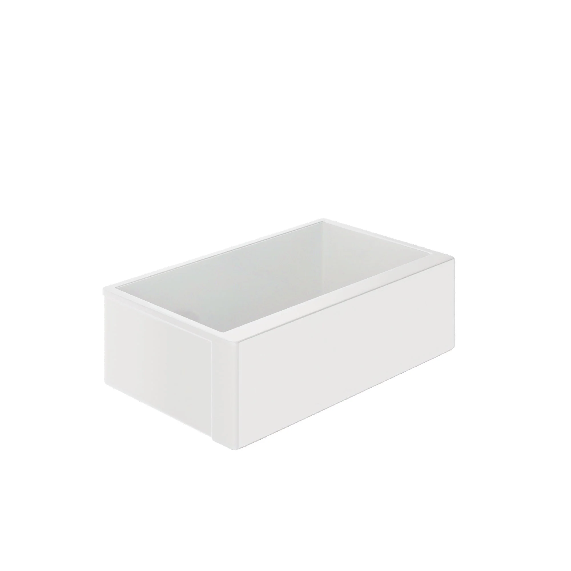 DeerValley DV-1K0259 33" L x 20" W White Farmhouse Kitchen Sink, Fireclay Apron Front Farm Sink with Sink Grid & Basket Strainer - Image 10