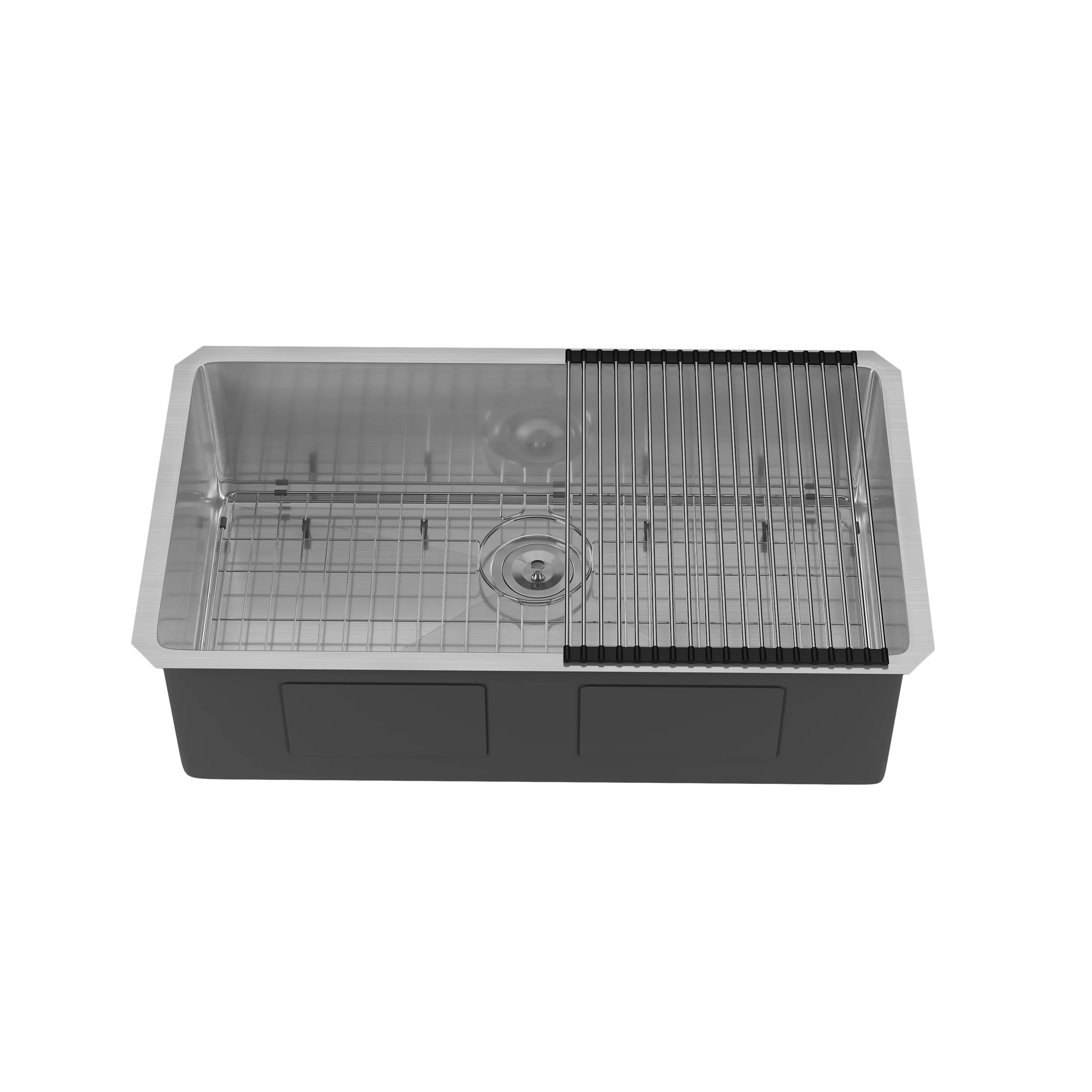 DeerValley DV-1K0603 Undermount Kitchen Sink, Stainless Steel & Grid Included - Image 3