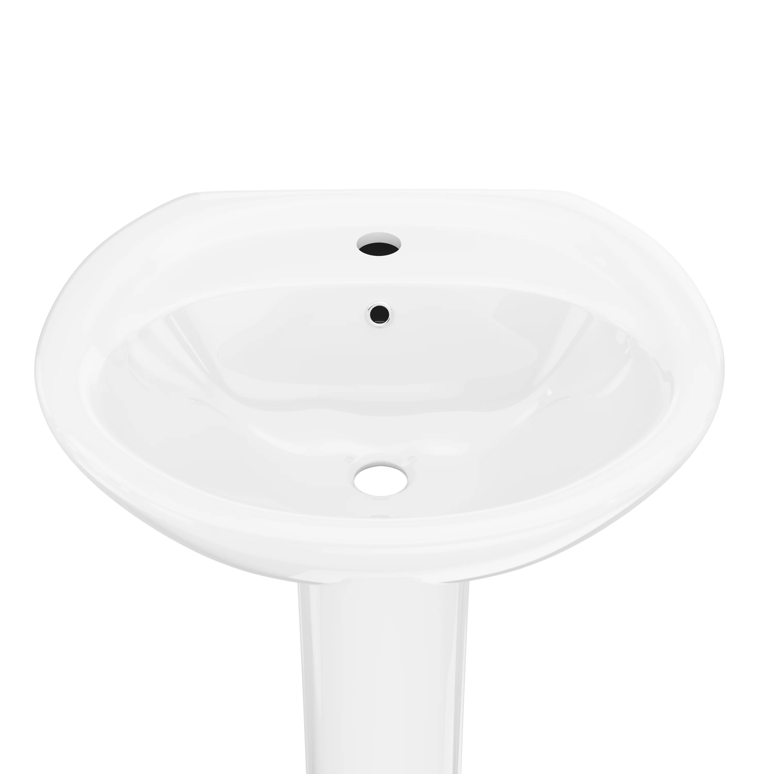 DeerValley DV-1P530 Pedestal Sink – Compact & Durable with Overflow - Image 9