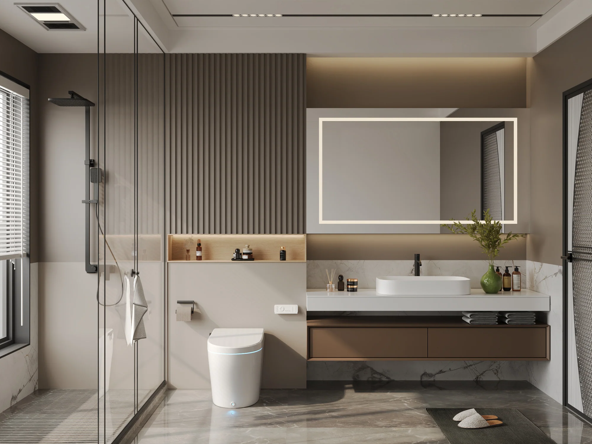 DeerValley DV-1S0029/V1/V3 Tankless Elongated Smart Toilet, One-Piece Elongated Smart Toilet with Foot Kick Flush (Seat Included) - Image 17