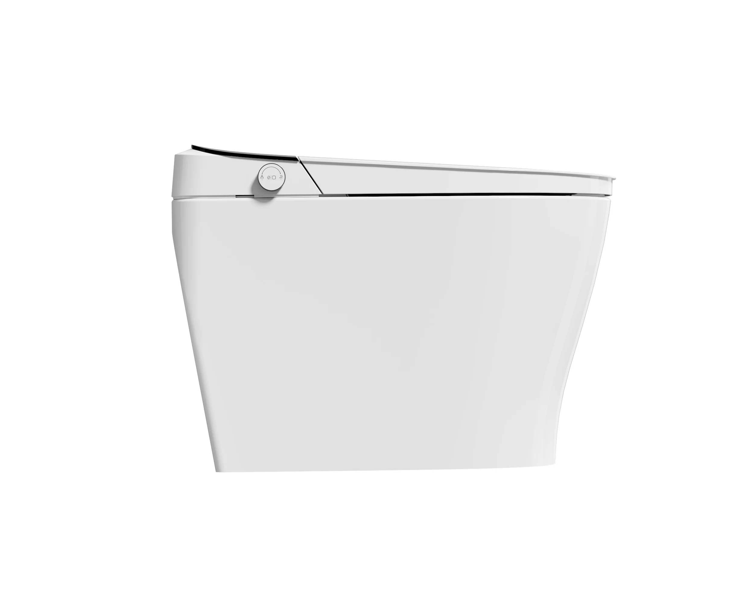 DeerValley DV-1S0450 Intelligent Elongated Toilet: Siphon Jet Flush with Integrated Bidet & Remote Control - Image 3