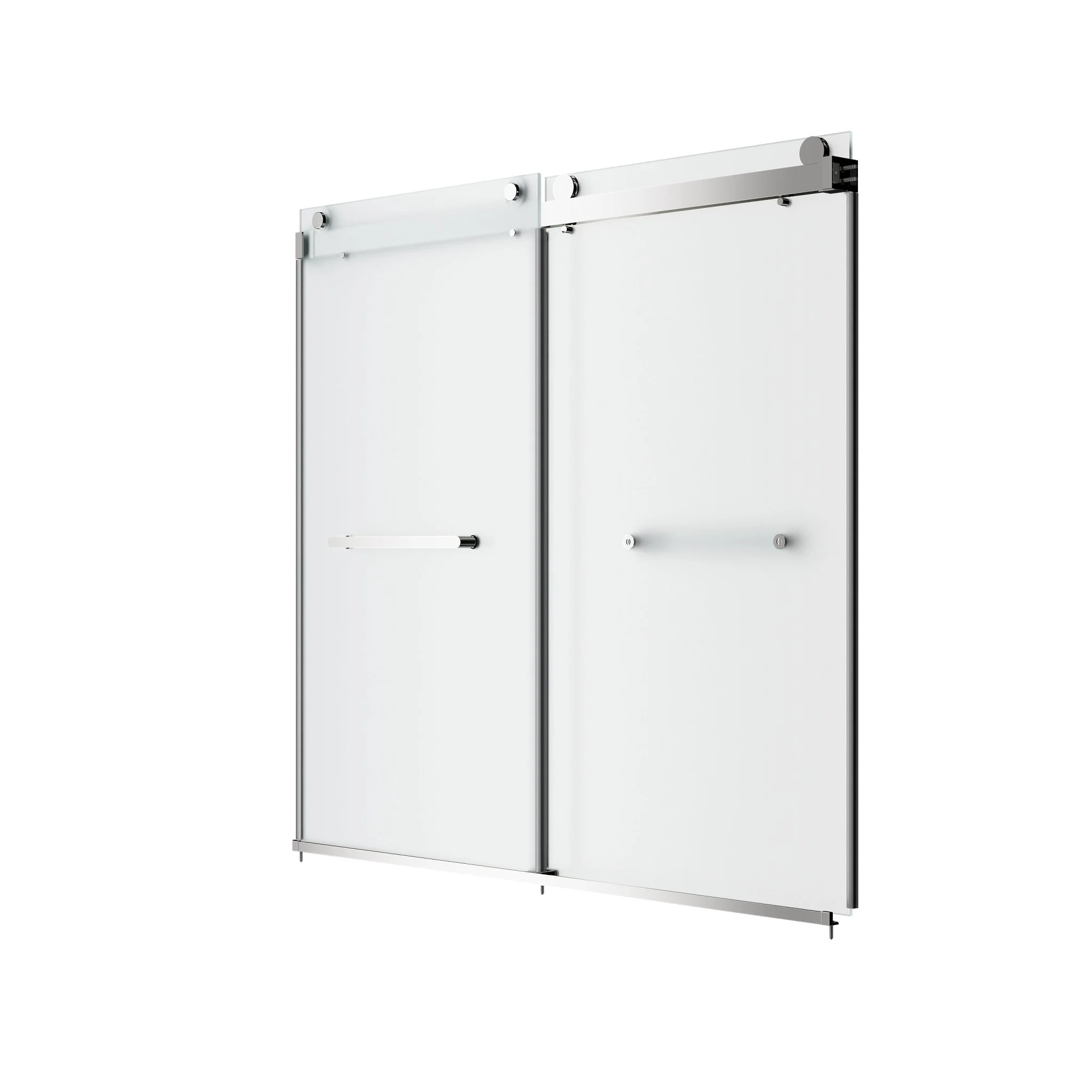 DeerValley DV-1SD0217B 59" x 59" Tub Shower Door Double Sliding Bypass Sliding Bathtub Door - Image 19