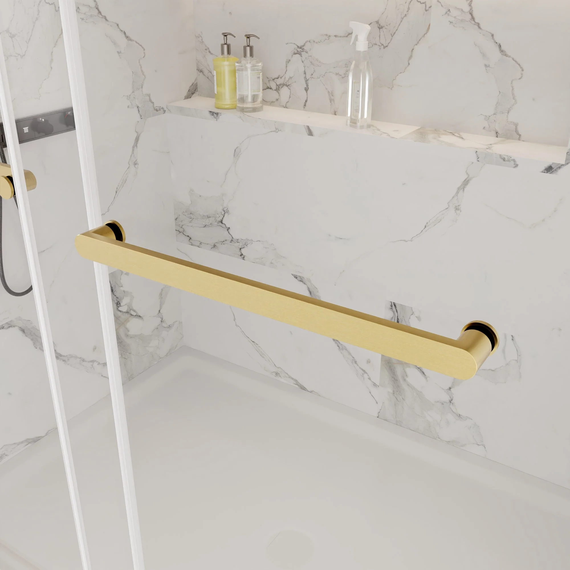 DeerValley DV-1SD052 60"x 76" Shower Enclosure Double Sliding Frameless - Image 4