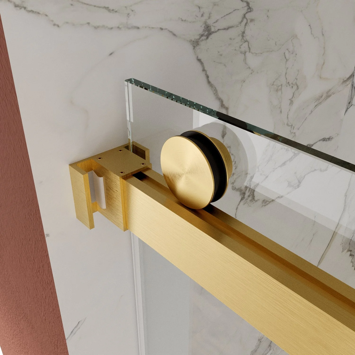 DeerValley DV-1SD052 60"x 76" Shower Enclosure Double Sliding Frameless - Image 5